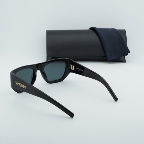 Saint Laurent SL740 005 Square Sunglasses - Black\\Grey